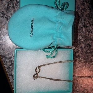 Tiffany infinity necklace complete set